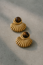 Photo des boucles d'oreille Doria de la marque de bijoux Adaelya