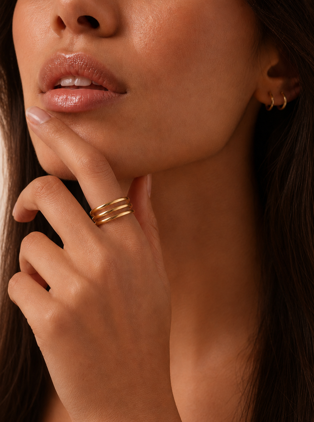 Photo de la bague Sillage de la marque de bijoux Adaelya