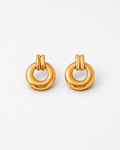 Photo des boucles d'oreille Soléa de la marque de bijoux Adaelya